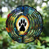 A Paw Print Rainbow Wind Spinner
